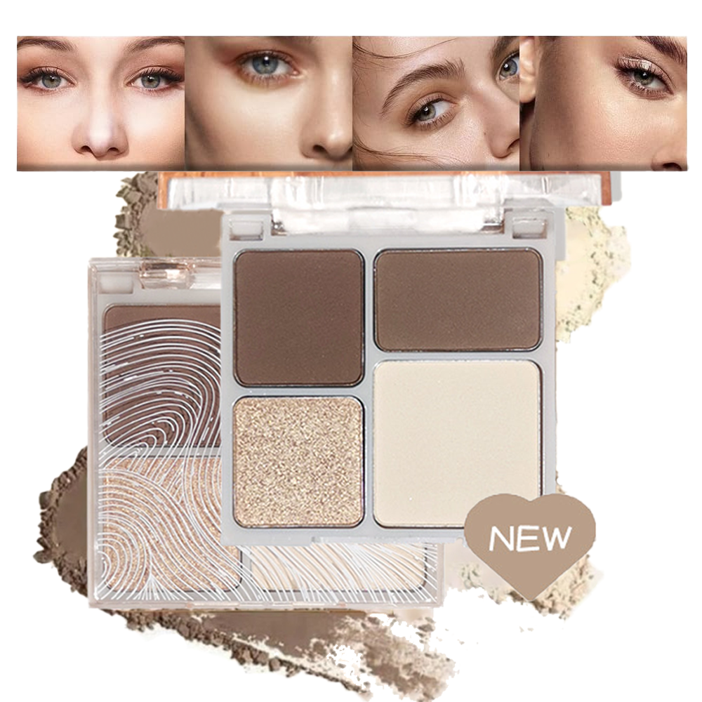 Highlighter Bronzer Palette - Highlight Contour Palette – 4-Color Glow