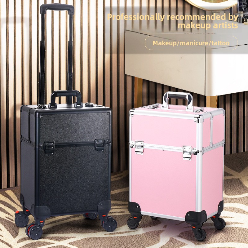 Makeup And Beauty - Professional Nail Art Case Rolling Makeup