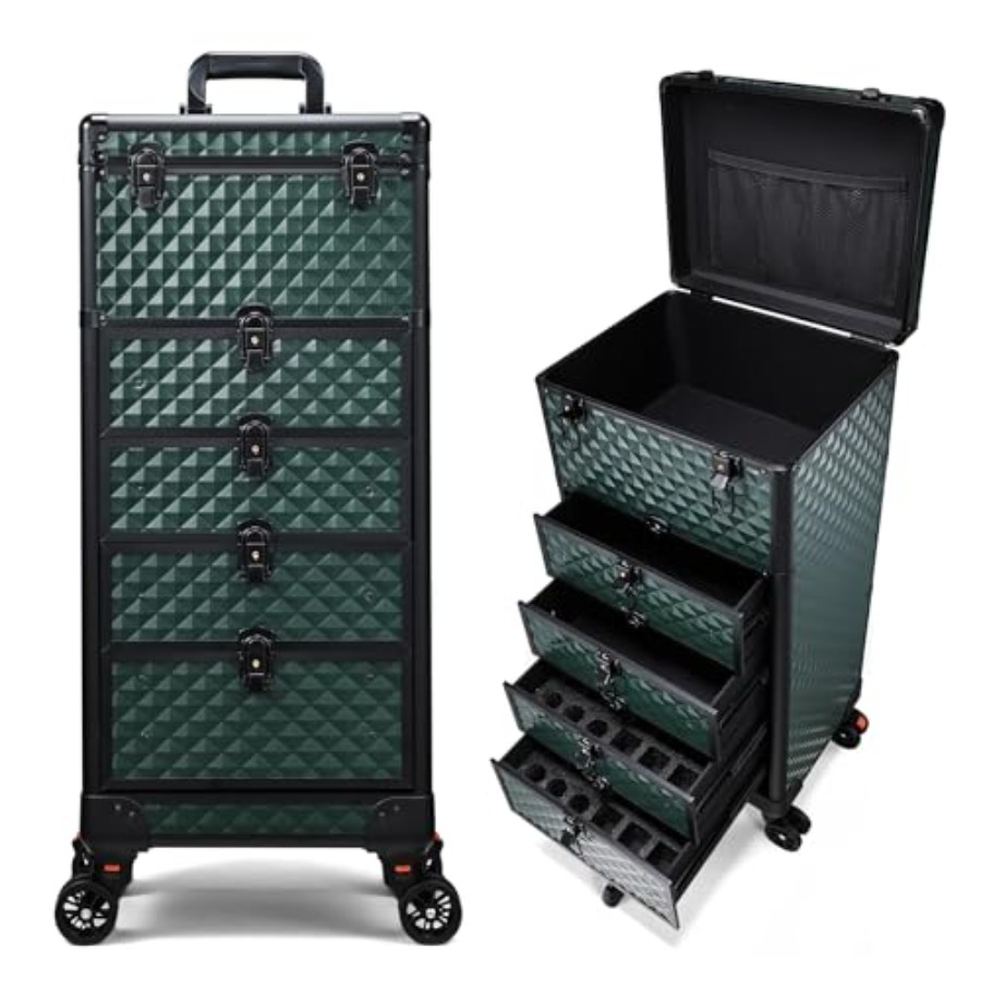 Makeup And Beauty - Nail Salon Cart with 4 Drawers