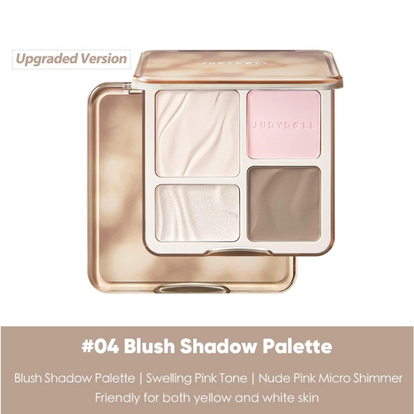 Highlighter Bronzer Palette - Judydoll All In One 3D Highlighter