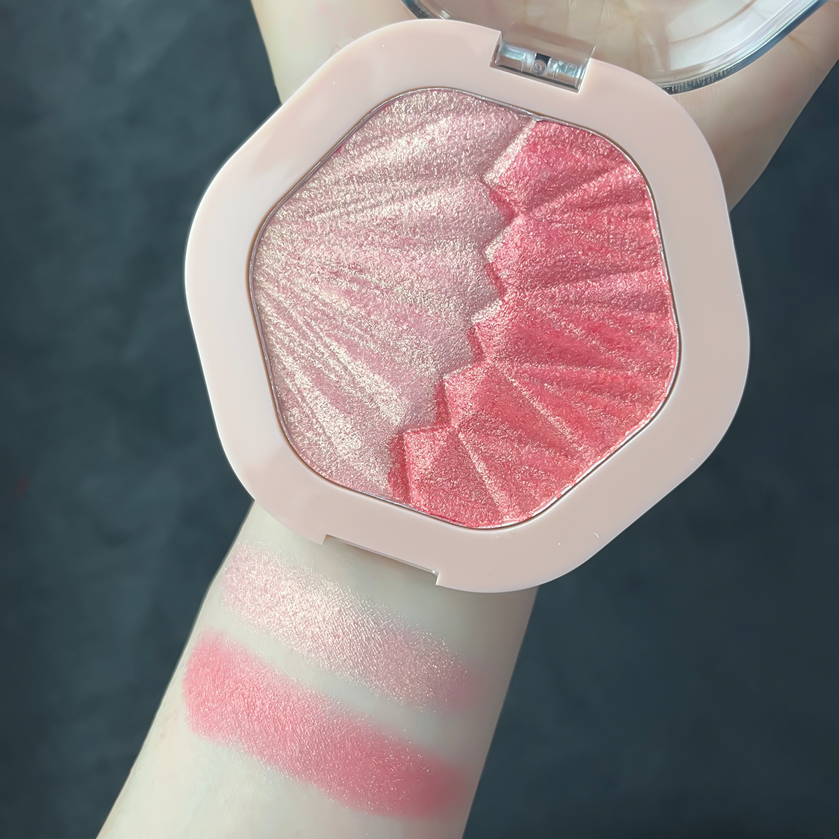 2-color Blush Palette 2 in 1 C – Highlighter Bronzer Palette Bewertung und Preis