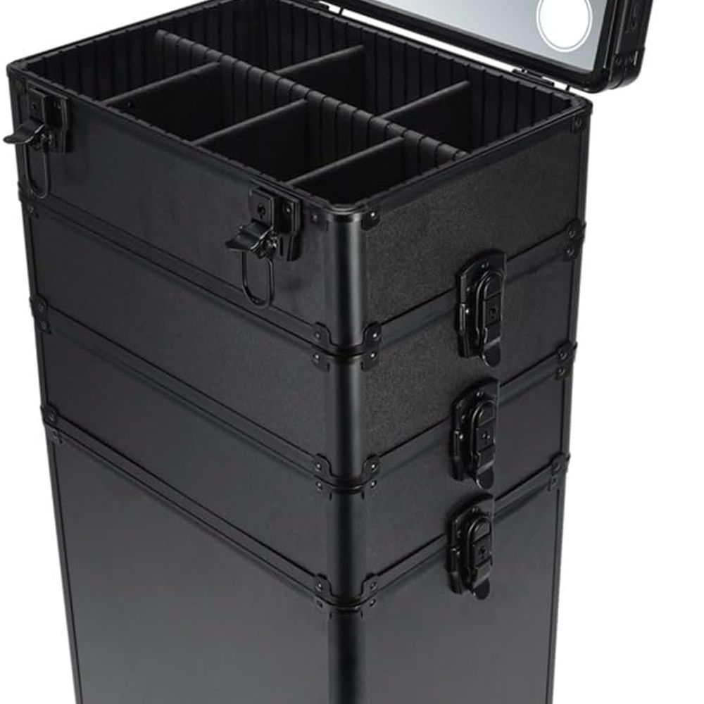 4-in-1 Makeup Train Case with  – Makeup And Beauty Bewertung und Preis