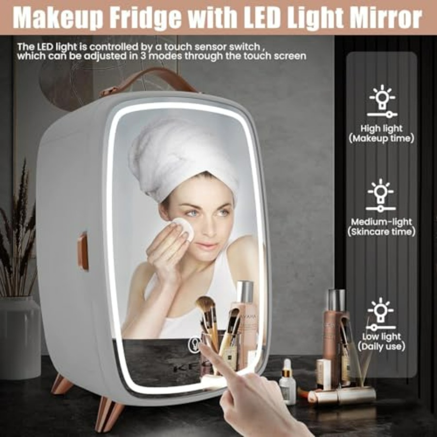 Skincare Fridge 6L with Mirror – Beauty Makeup Fridge Bewertung und Preis