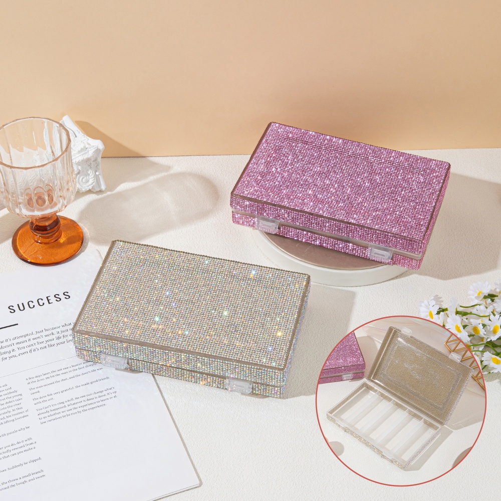 Luxury Shiny Rhinestone Storag – Beauty Makeup Box Bewertung und Preis