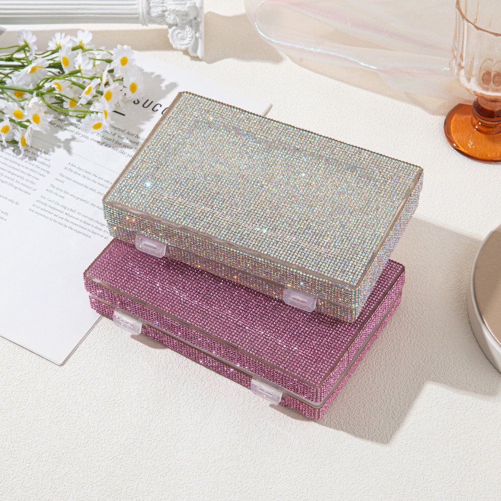 Luxury Shiny Rhinestone Storag – Beauty Makeup Box Bewertung und Preis