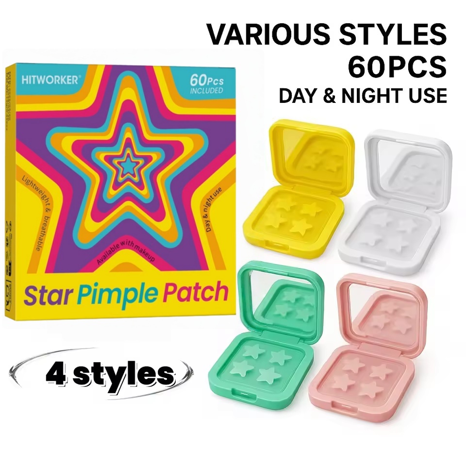 60 pieces/box of 4 color star  – Beauty Makeup Box Bewertung und Preis
