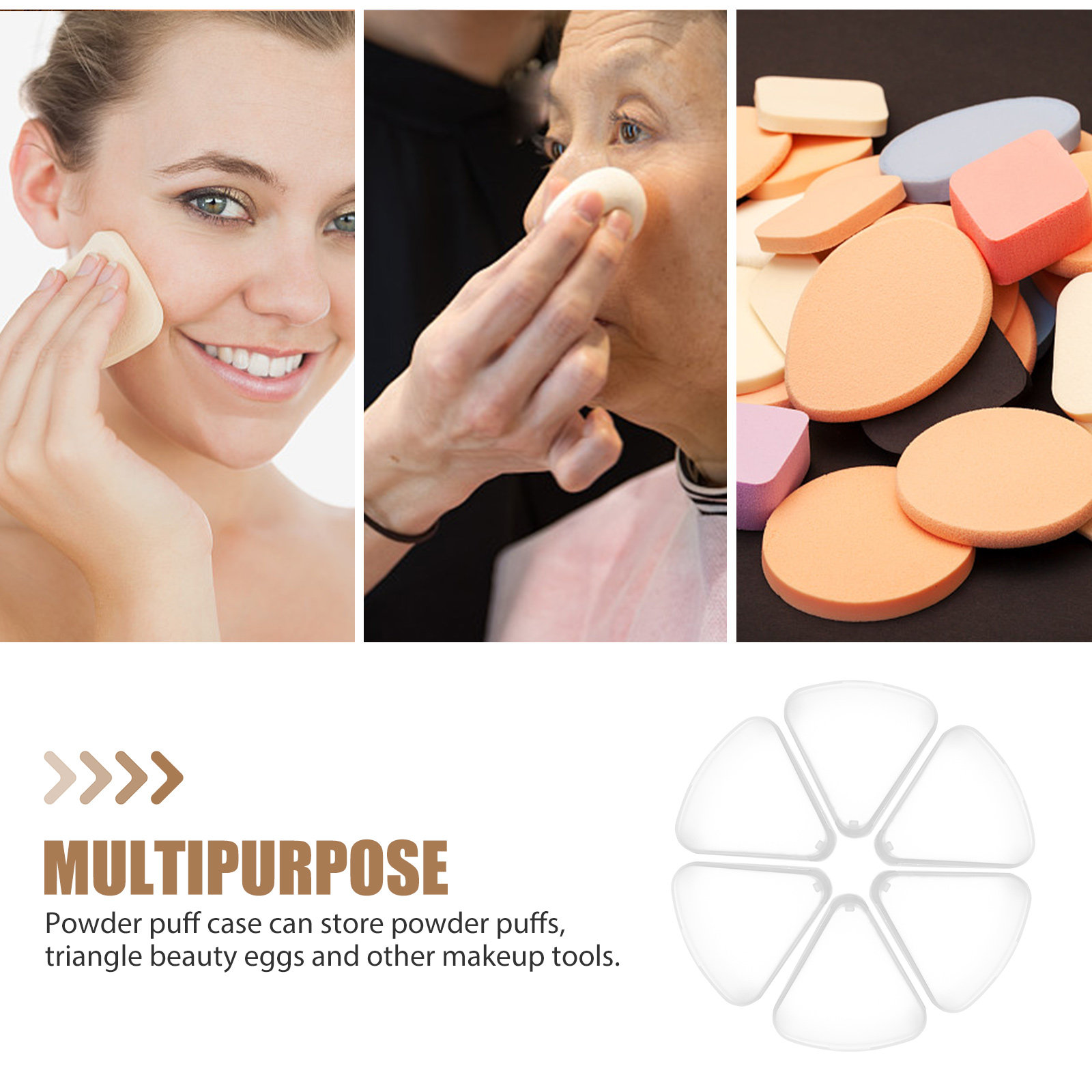 6Pcs Makeup Powder Puff Case T – Beauty Makeup Box Bewertung und Preis
