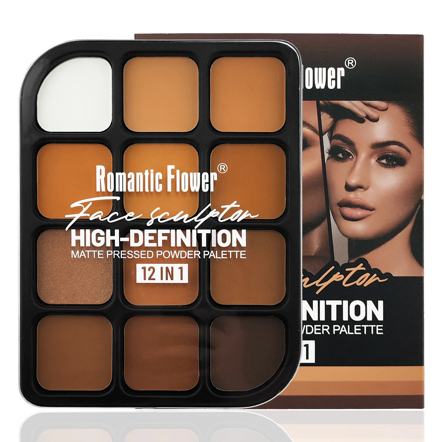 Deep Skin 12-Color Matte Conto – Highlighter Bronzer Palette Bewertung und Preis