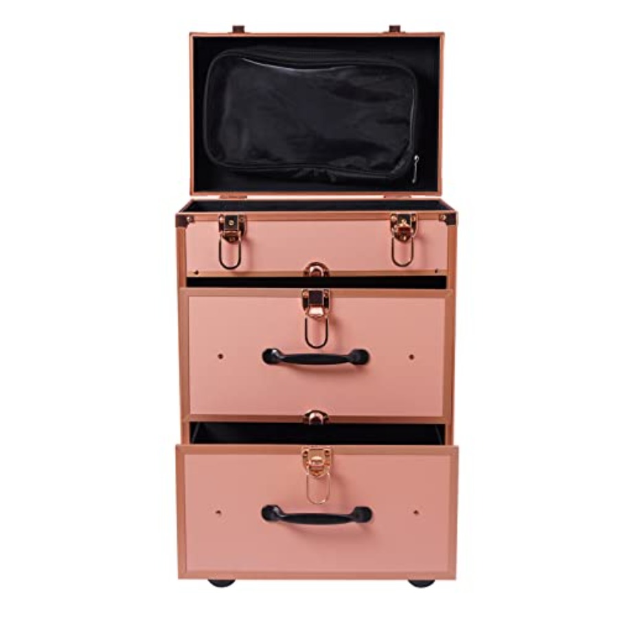 3-Tier Aluminum Rolling Makeup – Makeup And Beauty Bewertung und Preis