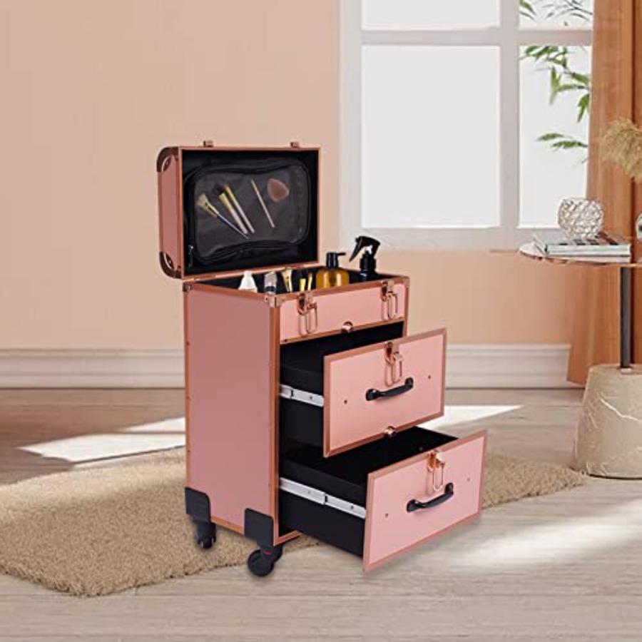 3-Tier Aluminum Rolling Makeup – Makeup And Beauty Bewertung und Preis