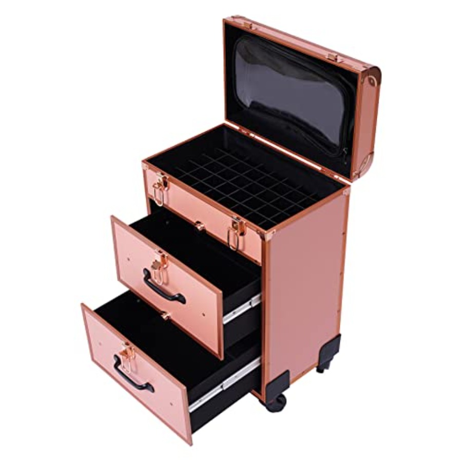 3-Tier Aluminum Rolling Makeup – Makeup And Beauty Bewertung und Preis