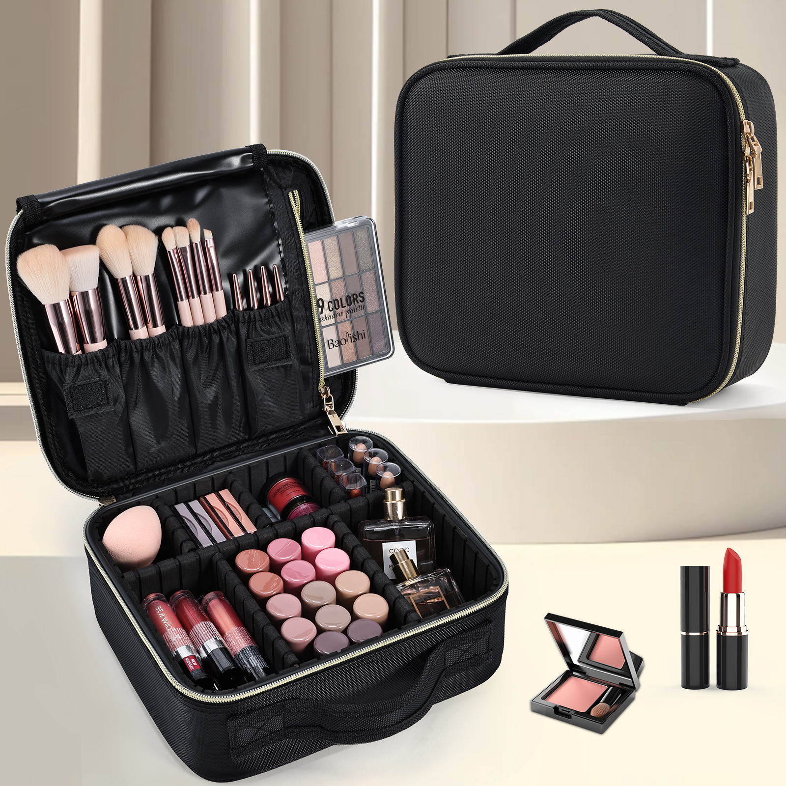 Cosmetic Case Makeup Bag Vanit – Makeup And Beauty Bewertung und Preis