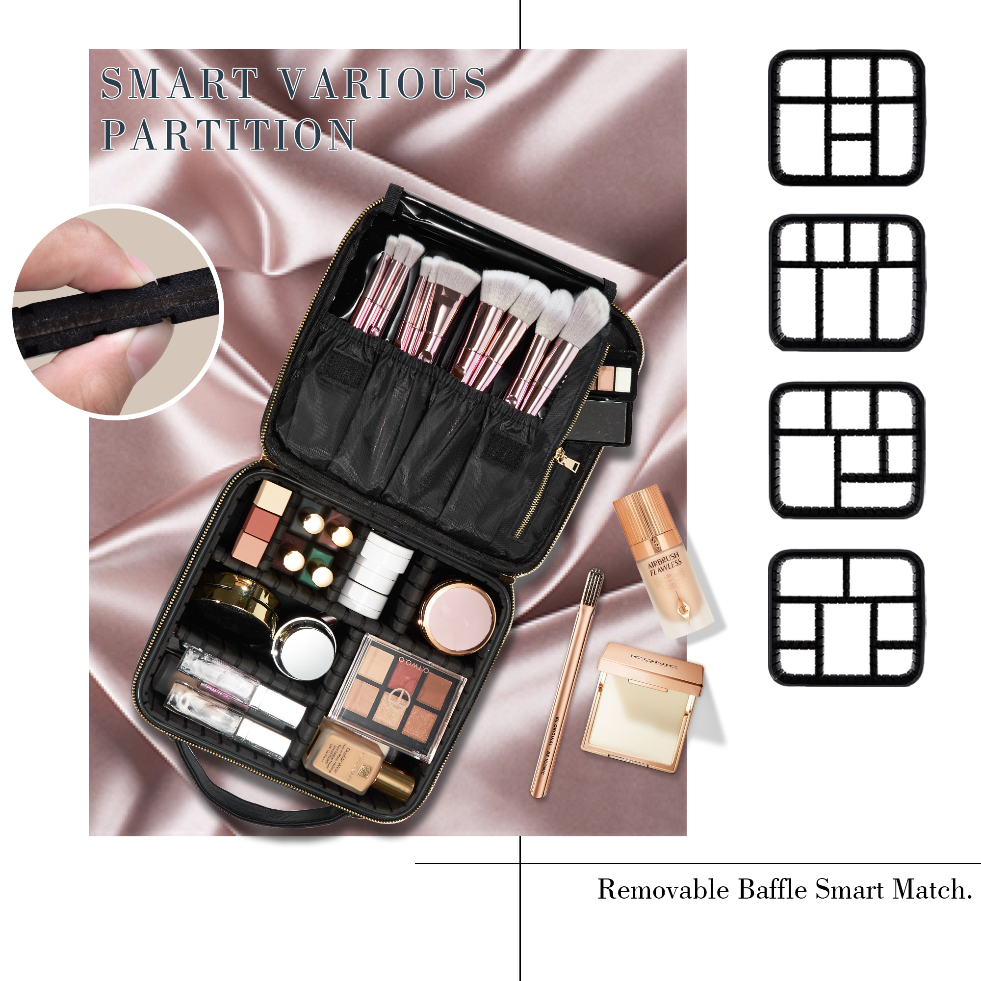 Cosmetic Case Makeup Bag Vanit – Makeup And Beauty Bewertung und Preis