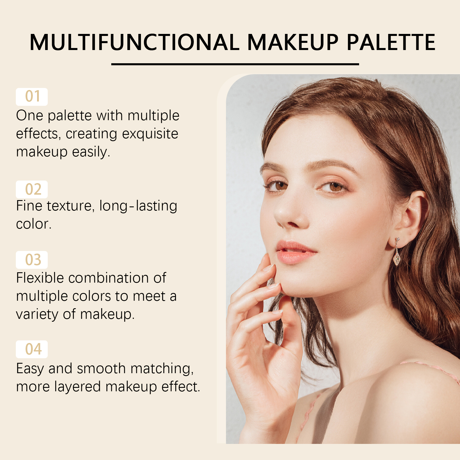 AMZ Golden Luxury Makeup Palet – Highlighter Bronzer Palette Bewertung und Preis