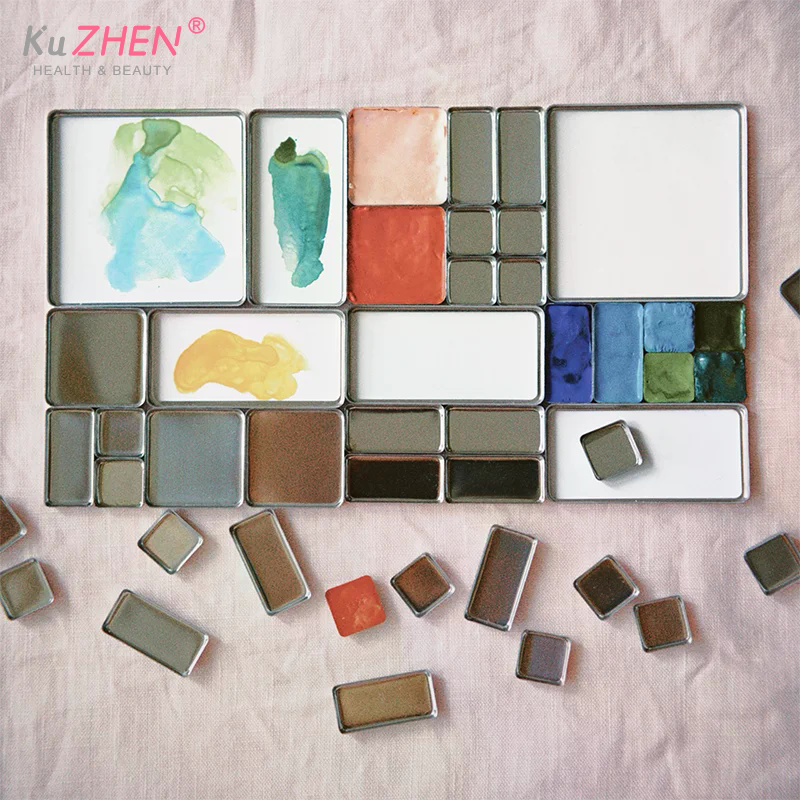 1/5/10pc Watercolor Box Packag – Beauty Makeup Box Bewertung und Preis