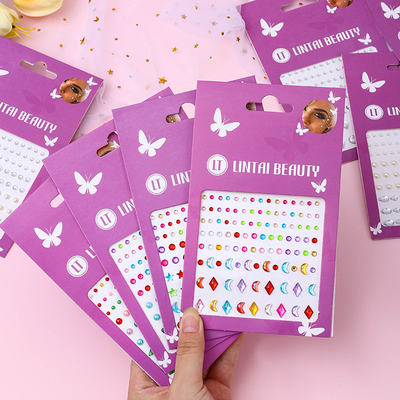Hot Selling Face Gems Stickers – Makeup And Beauty Bewertung und Preis